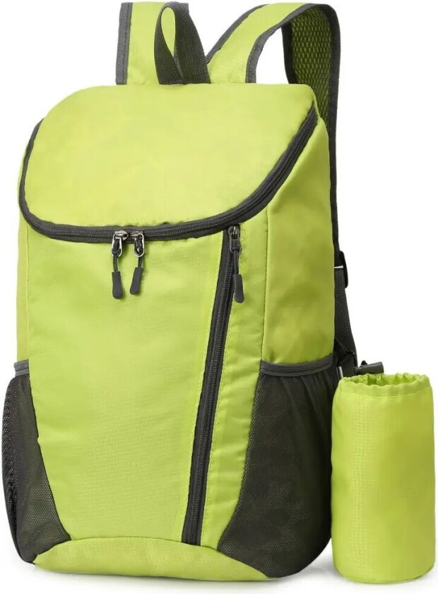 Vannavstøtende 20L Nylon Ryggsekk (42 x 28cm) - Grønn