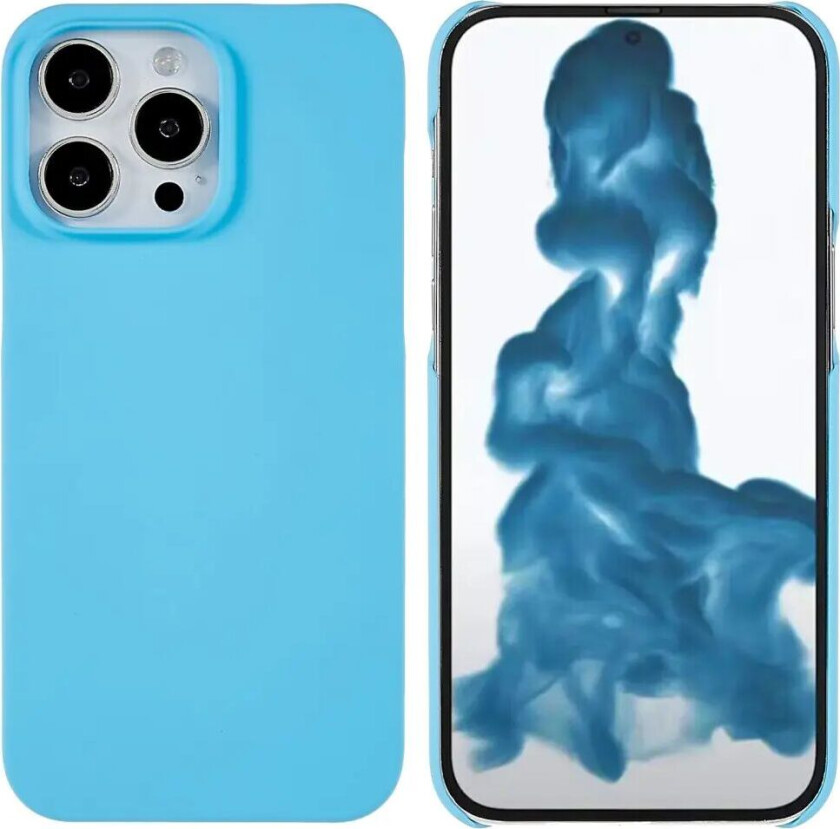 iPhone 16 Pro Matt Hard Plast Deksel - Lyse Blå