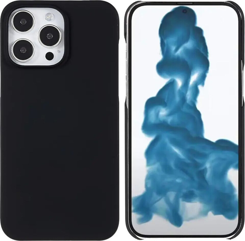 iPhone 16 Pro Matt Hard Plast Deksel - Svart