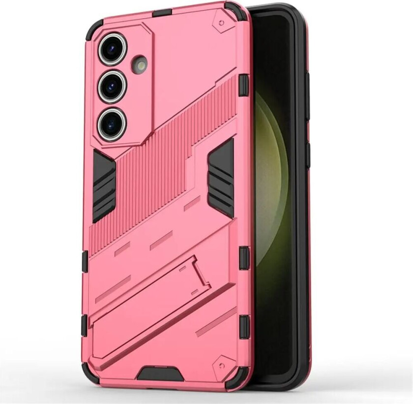 Samsung Galaxy S24 FE Hybrid Deksel med Kickstand - Rosa