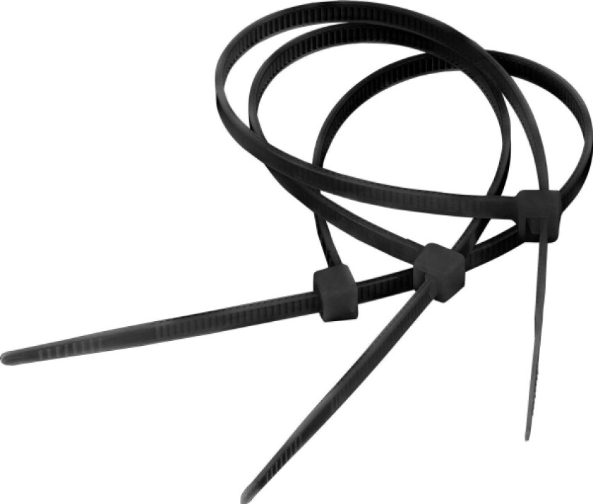 Cabletech Organizer Buntebånd 2,5 Mm/15 Cm Sort Cabletech 100 Stk.