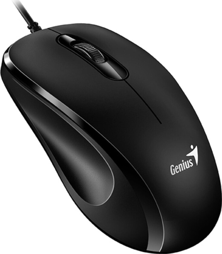Mouse Kablet Mus, Dx-101, Svart, Optisk, 1200Dpi