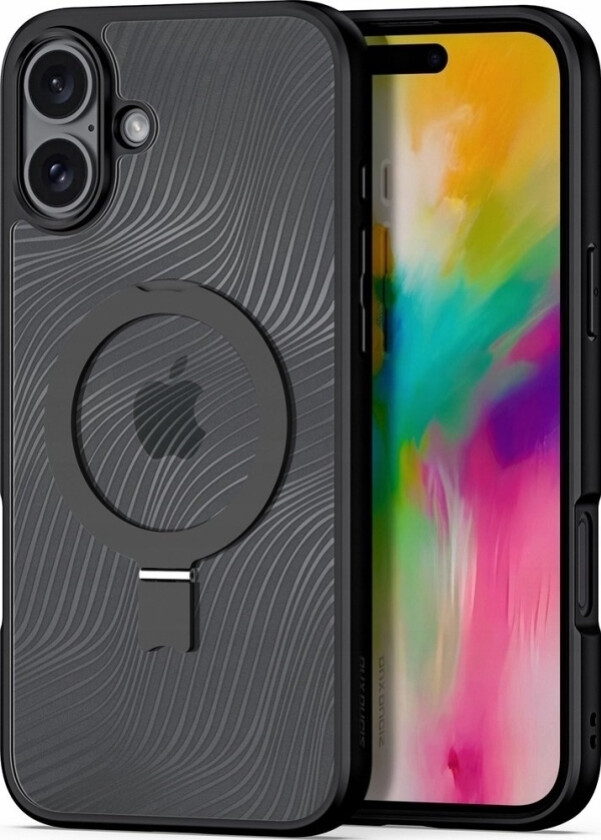 Etui Aimo Mag Z Magsafe I Podstawk Na Iphone 16 - Svart