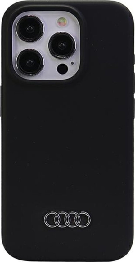 Silicone Case Iphone 15 Pro 6.1" Czarny/Black Hardcase Au-Lsrip15p-Q3/D1-Bk
