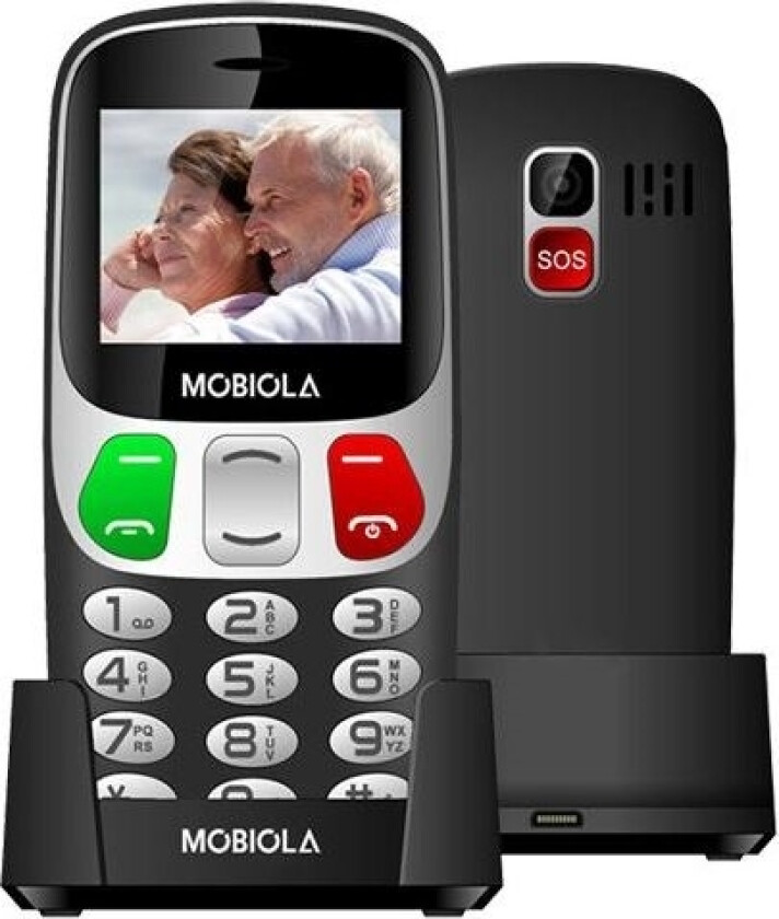 Mobiltelefon Gsm Telefon Mb800 Svart 2G Telefon For Seniors