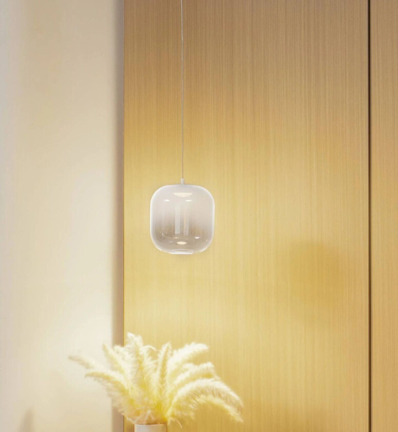 LED-pendel Avelina, Ø 14cm, 1-lys, svart