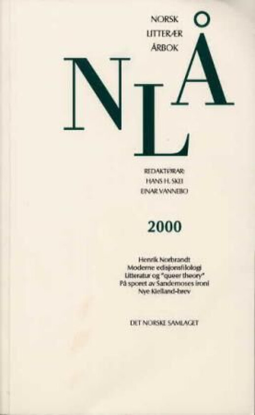 Norsk litterær årbok 2000