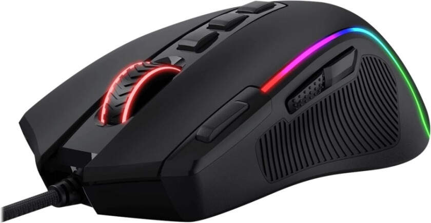 Redragon M612 Predator - Mus - Ergonomisk - Optisk - 11 Knapper - Kablet - Usb - Svart