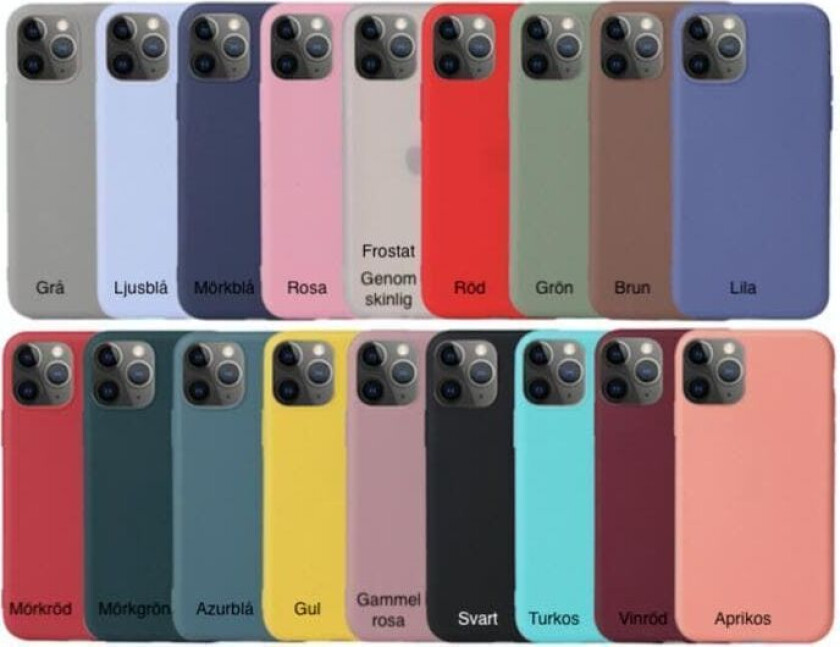 iPhone 14 - Matt TPU case - Skal