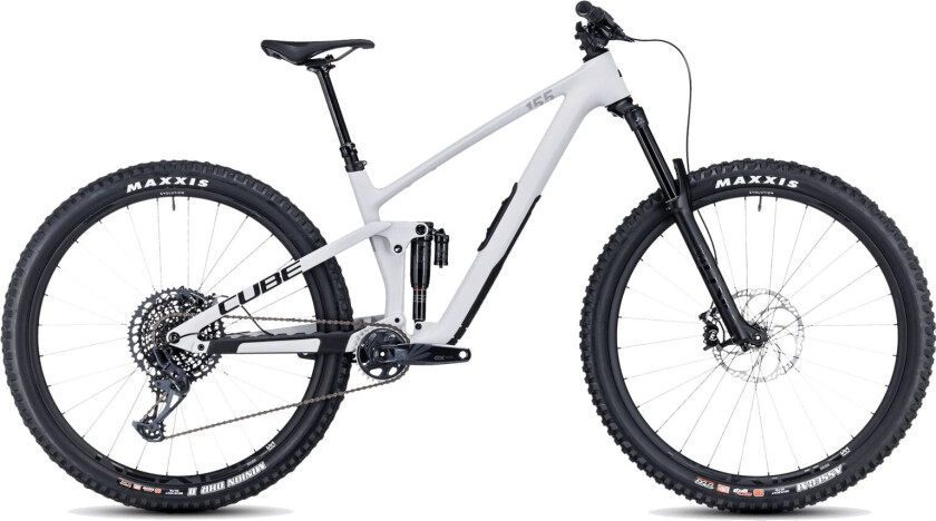 Cube Stereo ONE55 C:62 Race 29 24/25, fulldempet terrengsykkel, unisex Lightgrey´N´Grey