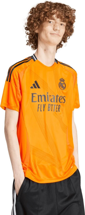adidas Real Madrid Away Jersey 2024/25, fotballdrakt, herre Crew Orange
