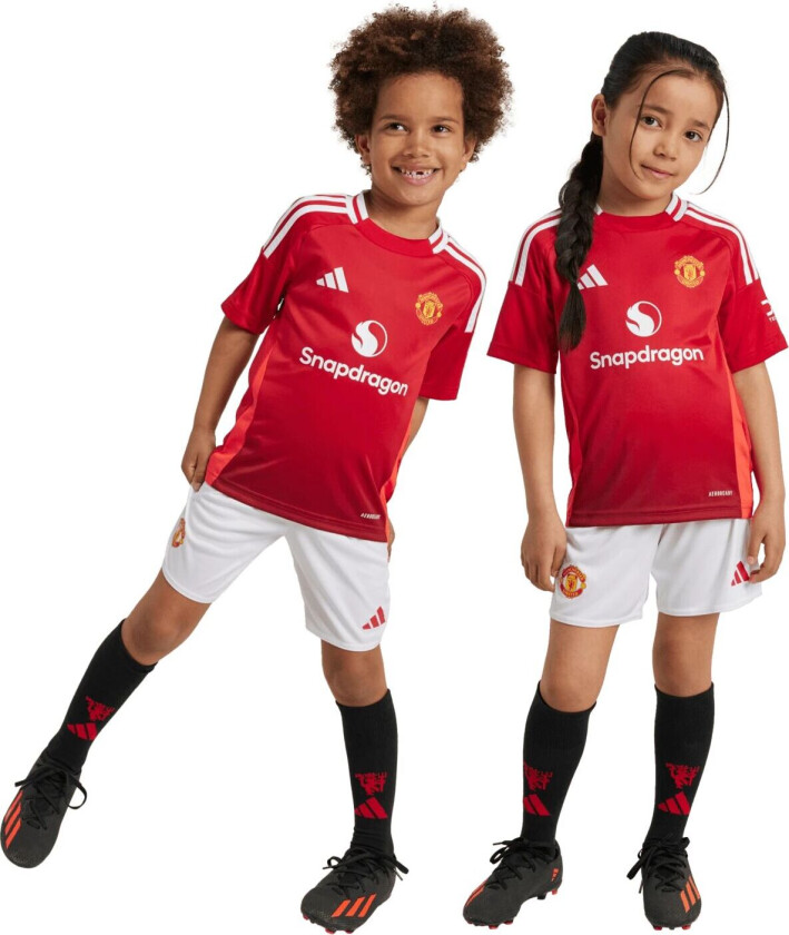adidas Manchester United Home Mini 2024/25, fotballsett, barn Mufc Red
