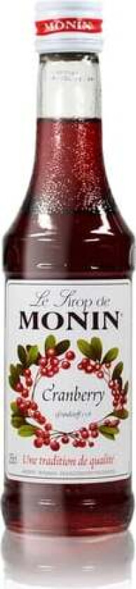 Tranebærsirup 0,25l