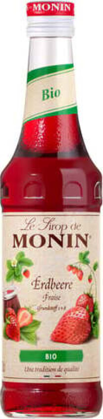 Sirup Økologisk Jordbær 0,33l