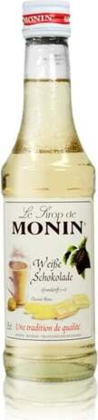 hvit sjokoladesirup 0,25l