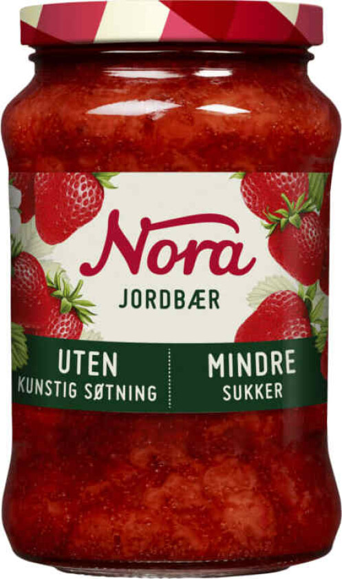 Jordbærsyltetøy Mindre Sukker 530g