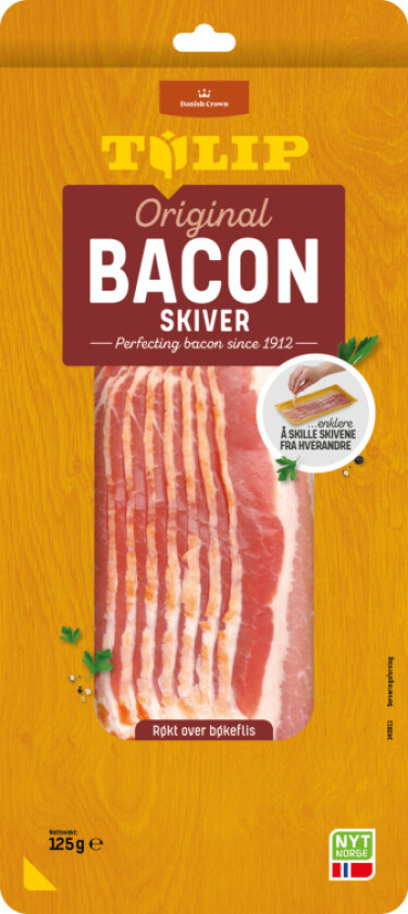 Bacon skivet 125g