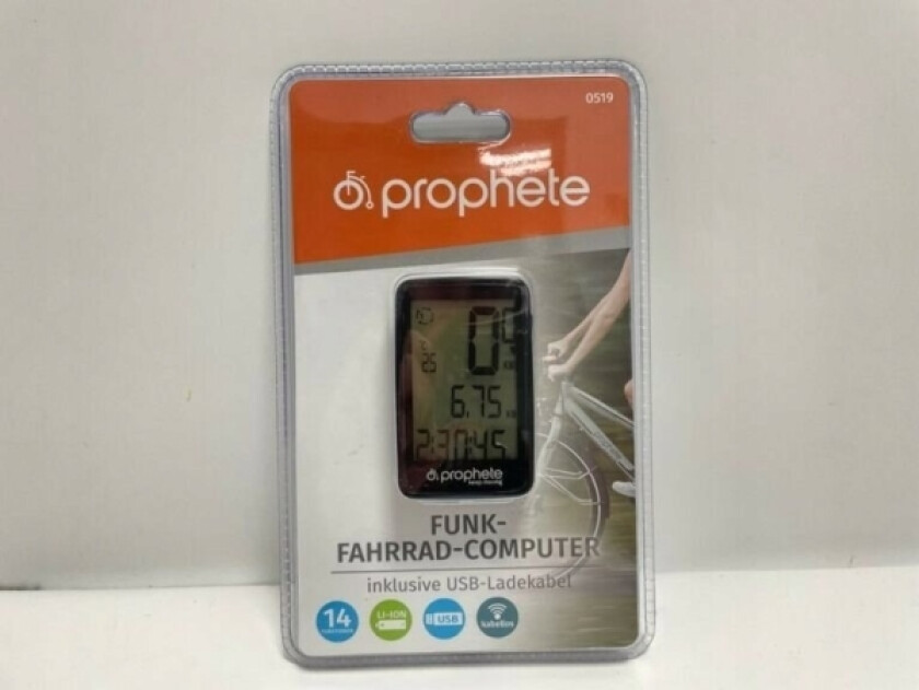 Sykkelcomputer Prophete 14 Funksjon,