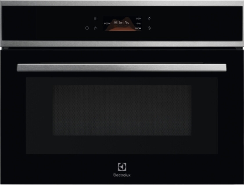 Evm8e08x, Innebygget, Grill Mikrobølge, 49 L, 1000 W, Berøringskontroll, Sort