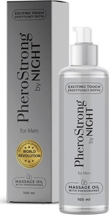_By Night For Men Massage Oil With Pheromones Olejek Do Masau 100Ml