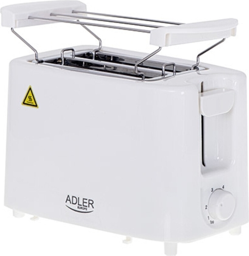 Adler Ad 3223, 2 Skiver, Hvit, Rotasjon, 750 W, 900 W, 0,75 M