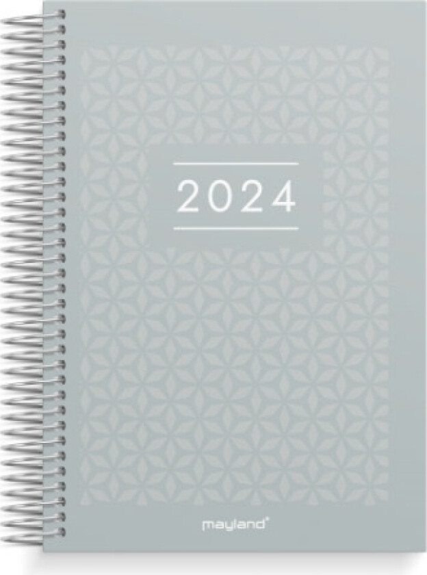 Spiralkalender Soft Touch Trend Med 1 Dag Pr./Side 2024