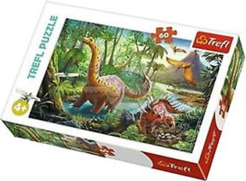5900511173192, 60 Stykker, Dinosaurer, 4 År