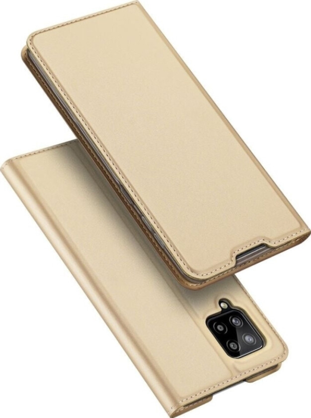 Skin Pro Hylsterdeksel Med Flip For Samsung Galaxy A42 5G Gold