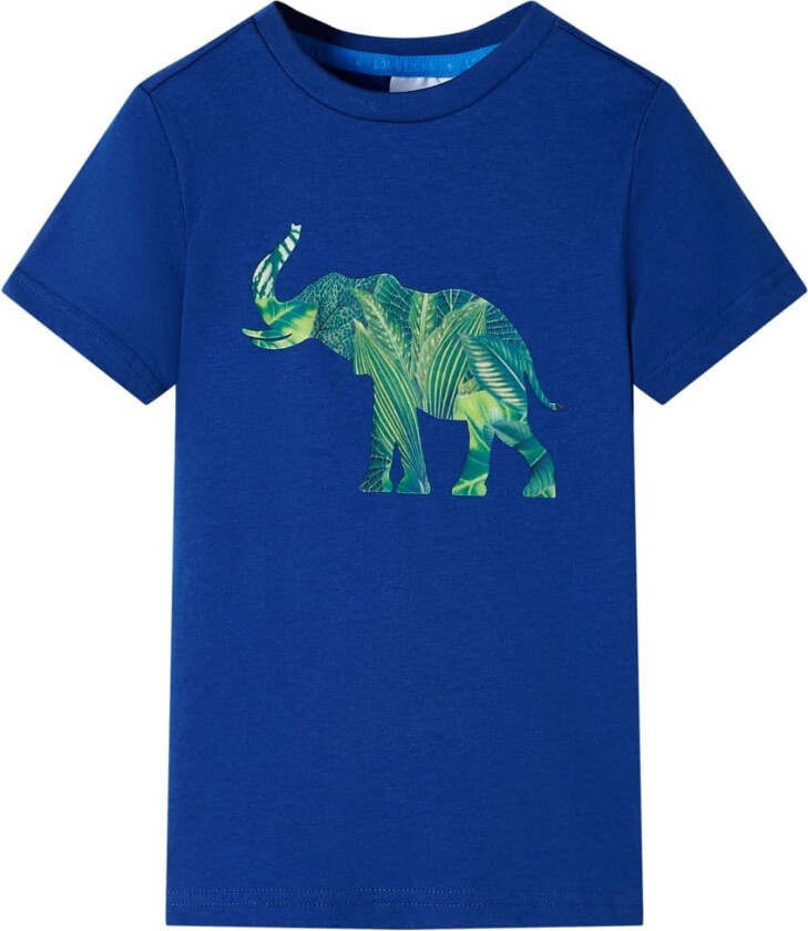 T-skjorte for barn marineblå 104