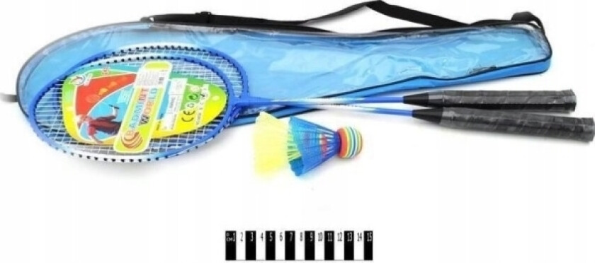 Bilde av Set Of Metal Badminton Rackets In Case Mix