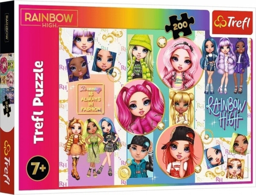 Puzzle 200 Friendship Rainbow High