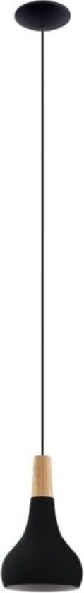 Eglo Sabinar Pendel E27 Ø180 Sort