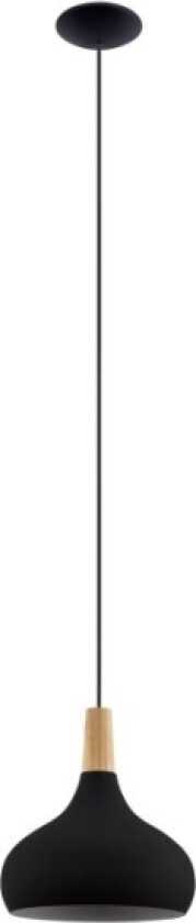 Eglo Sabinar Pendel E27 Ø280 Sort