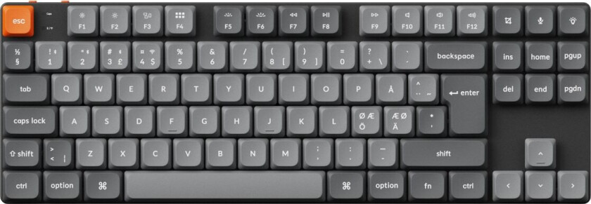 K1 Max gamingtastatur (Gateron Red Switches)
