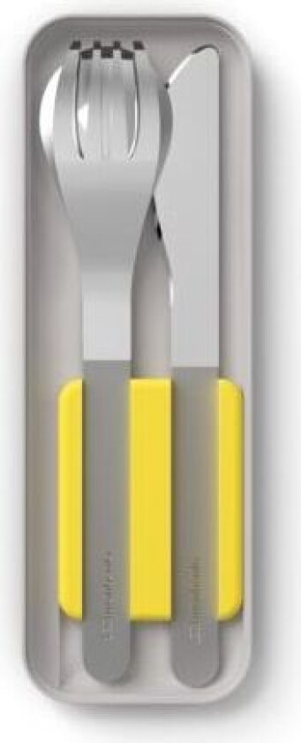 Monbento Slim Box Bestikk, Yellow