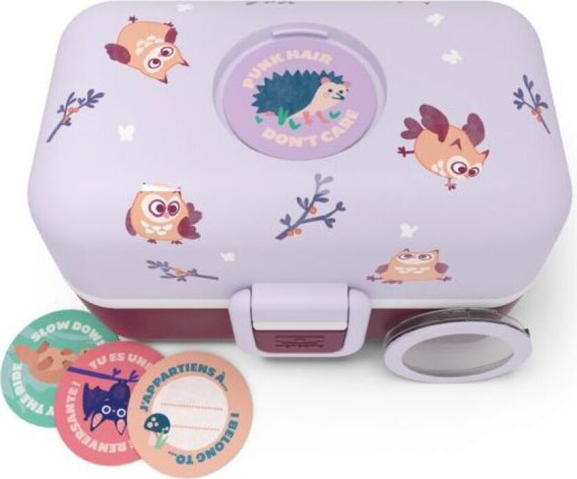 Monbento Matboks Tresor, Purple Owly