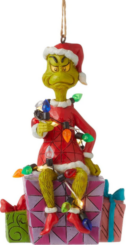 Bilde av Grinchen Juletrepynt Julelys