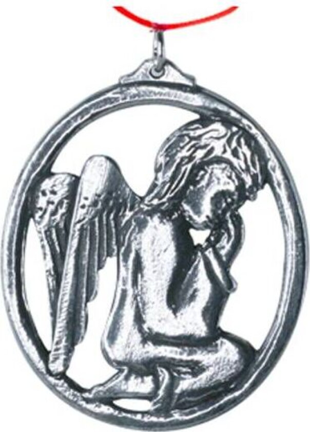 Juletrepynt Engel Som Ber I Ekte Tinn Fra Tinn-Per