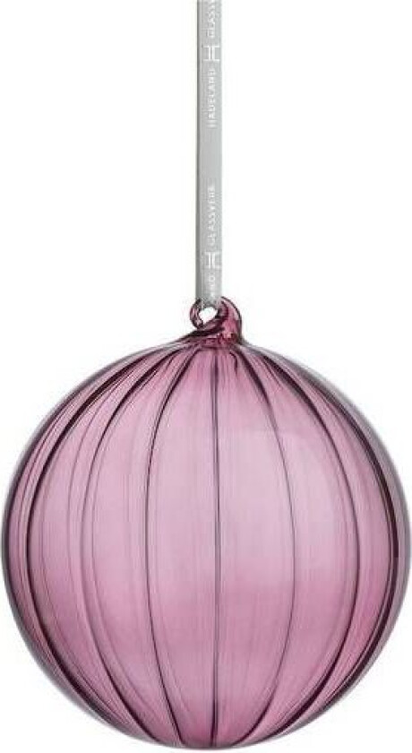 Julekule Glasskule Rød 12cm - Hadeland Glassverk