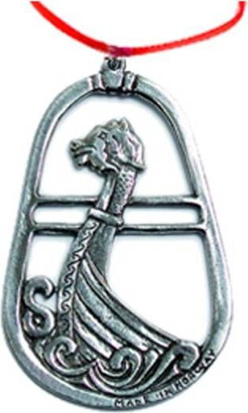 Juletrepynt Dragehode I Ekte Tinn Fra Tinn-Per