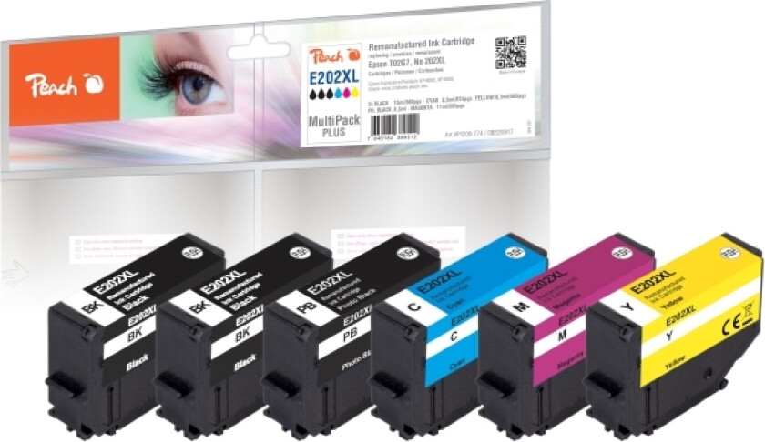 Pi200-774, Høyt (Xl) Utbytte, 13 Ml, 8,5 Ml, 560 Sider, 6 Stykker, Multipakke
