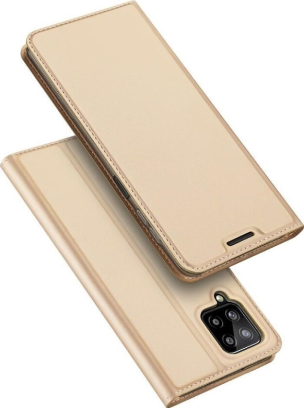 Skin Pro Hylsterdeksel Med Flip For Samsung Galaxy A22 4G Gold