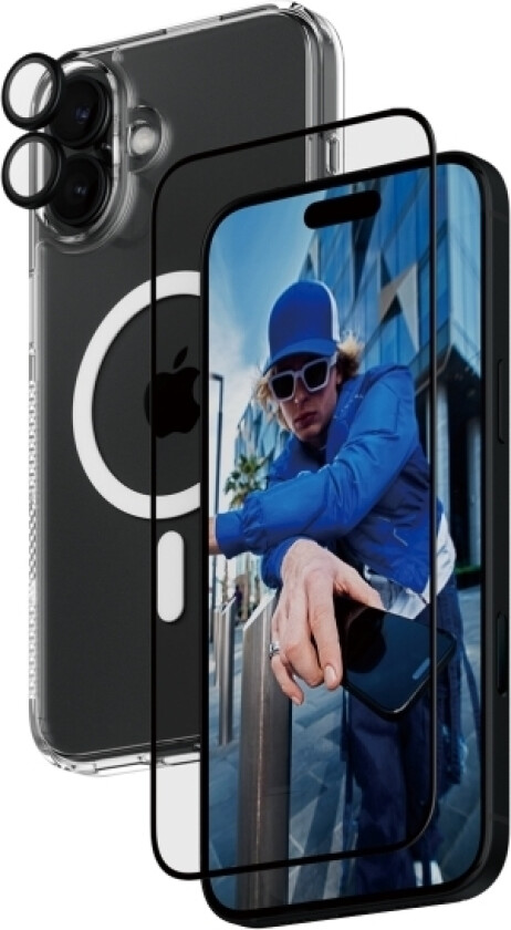 Panzerglass 3-I-1 Beskyttelsespakke Iphone '24 6.7