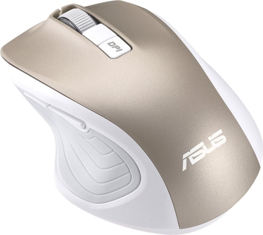 Asus Mw202 - Mus - Optisk - 6 Knapper - Trådløs - 2.4 Ghz - Usb Trådløs Mottaker - Muddergrå