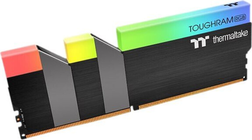 Toughram Rgb - Ddr4 - Sett - 16 Gb: 2 X 8 Gb - Dimm 288-Pin - 3200 Mhz / Pc4-25600 - Cl16 - 1.35 V - Ikke-Bufret - Ikke-Ecc - Svart
