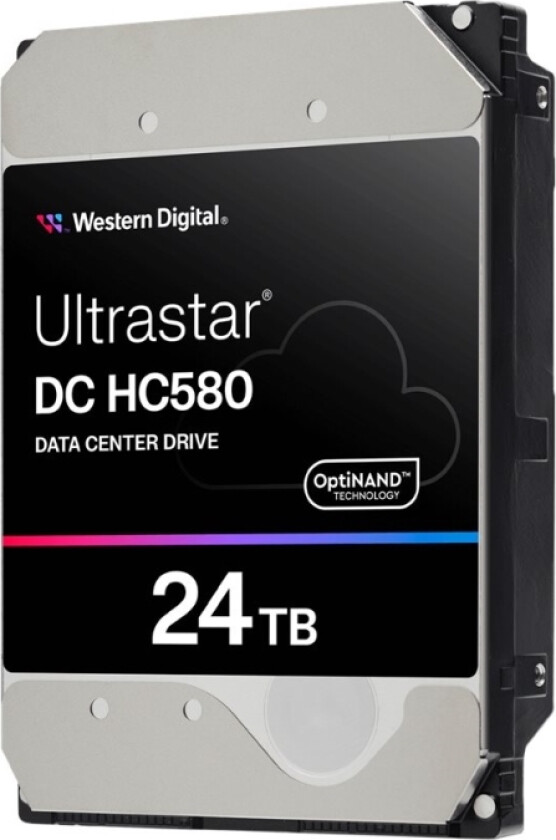 Wd Ultrastar Dc Hc580 Wuh722424al5204 - Harddisk - Data Center - 24 Tb - Intern - 3.5" - Sas 12Gb/S - 7200 Rpm - Buffer: 512 Mb