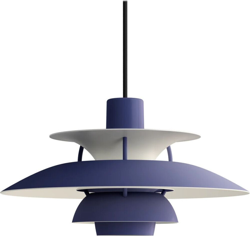 PH 5 Mini Pendel Monokrom støvet indigo