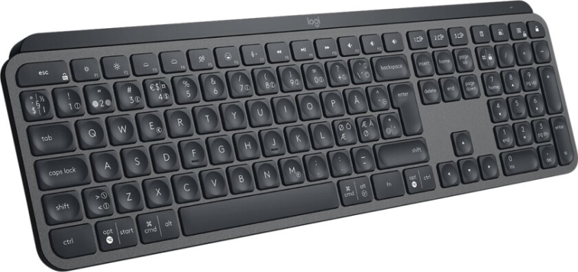 Mx Keys - Tastatur - Bagbelyst - Bluetooth - Qwerty - Spansk - Europa - Grafitt