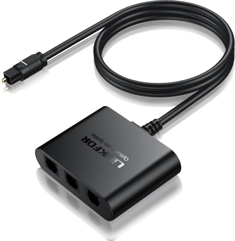 NÖRDIC digital audio optisk TOSLINK splitter 1 til 3