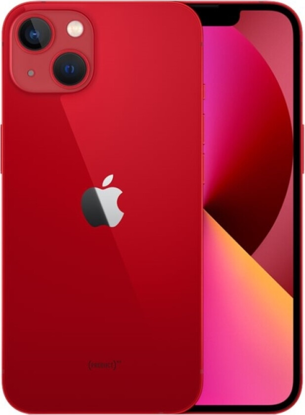 Iphone 13 - (Product) Red - 5G Smartphone - Dobbelt-Sim / Internminne 512 Gb - Oled-Display - 6.1" - 2532 X 1170 Piksler - 2X Bakkameraer 12 Mp